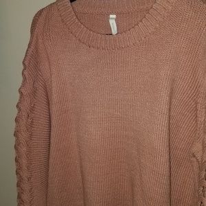 Ginger long sleve sweater with detail M/L